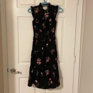 Kate Spade In Bloom Smocked Waist Dress